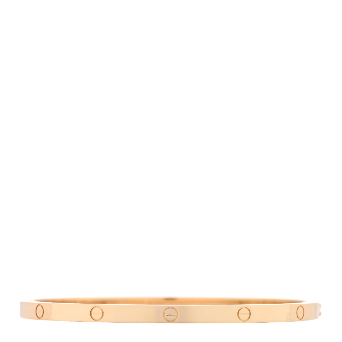 18K Yellow Gold Small LOVE Bracelet 17