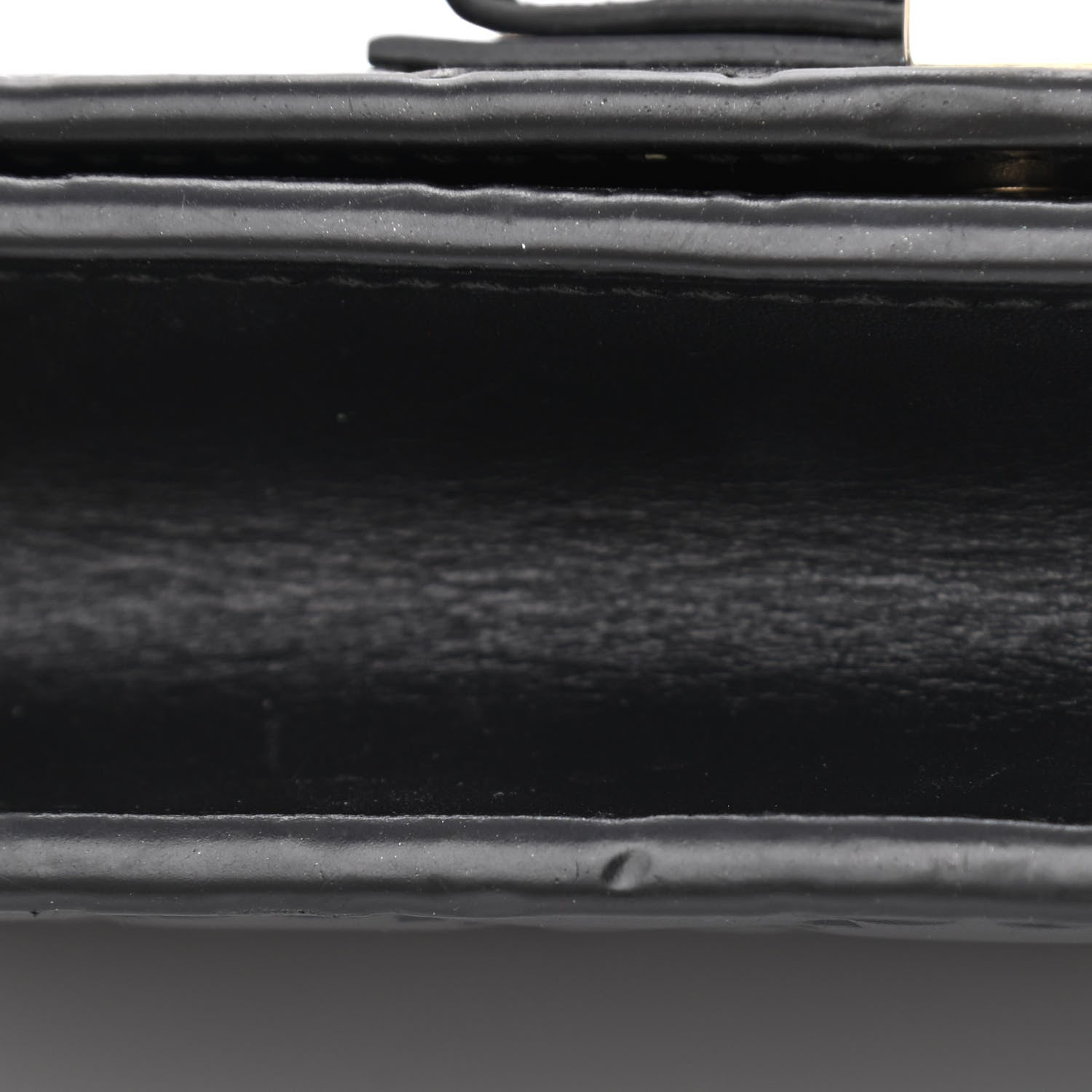 Gucci Guccissima Signature Bowy Chain Wallet Black 11 of 12