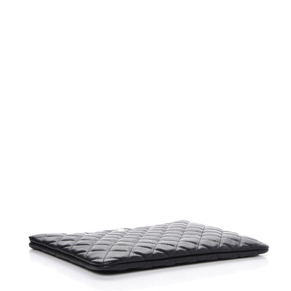 Chanel Caviar Quilted Medium Cosmetic Case Black 4 of 8