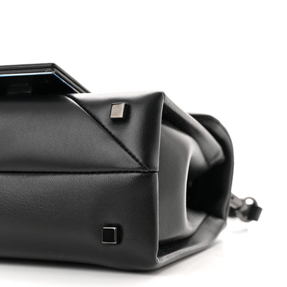 Valentino Garavani Nappa Tonal Monochrome Mini One Stud Top Handle Bag Black 9 of 9