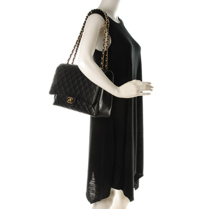 Chanel Caviar Quilted Maxi Double Flap Black 2 of 7