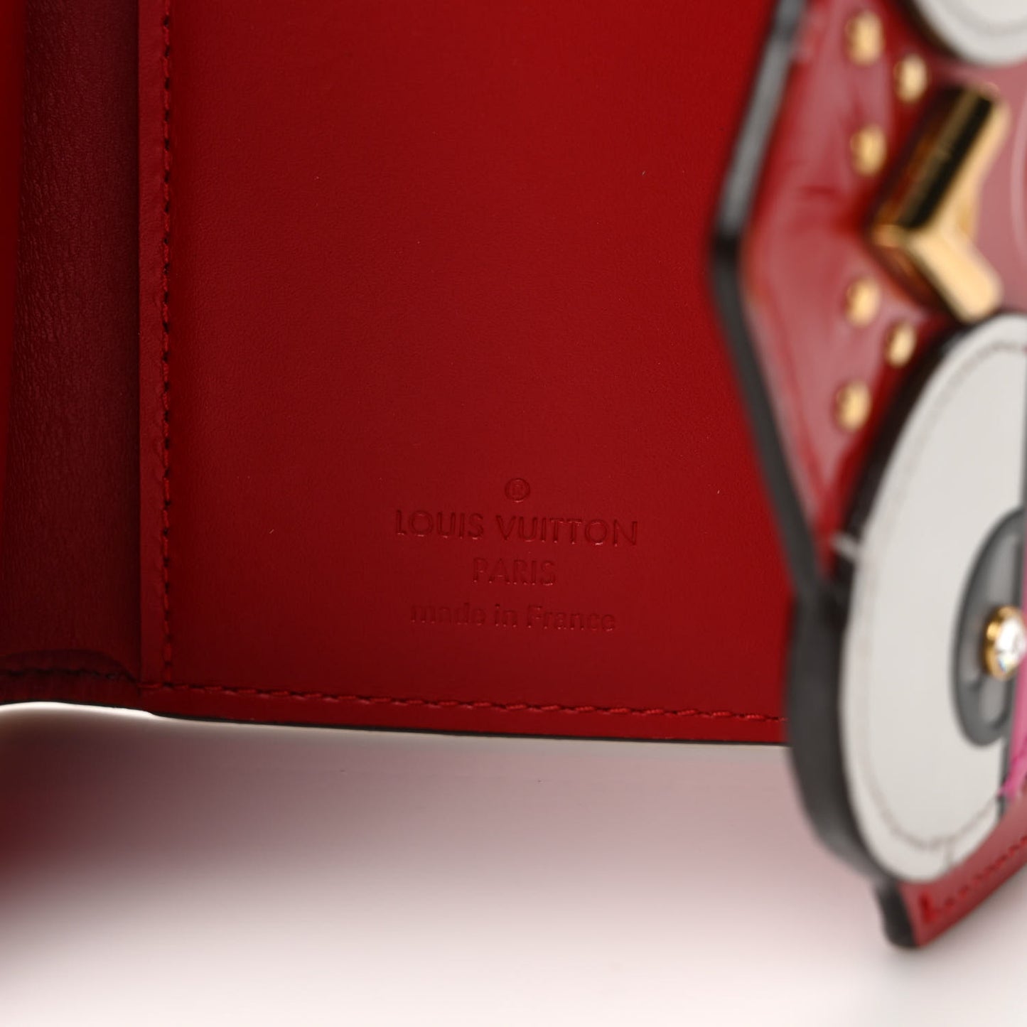 Vernis Valentines Bird Victorine Wallet Pomme D'Amour