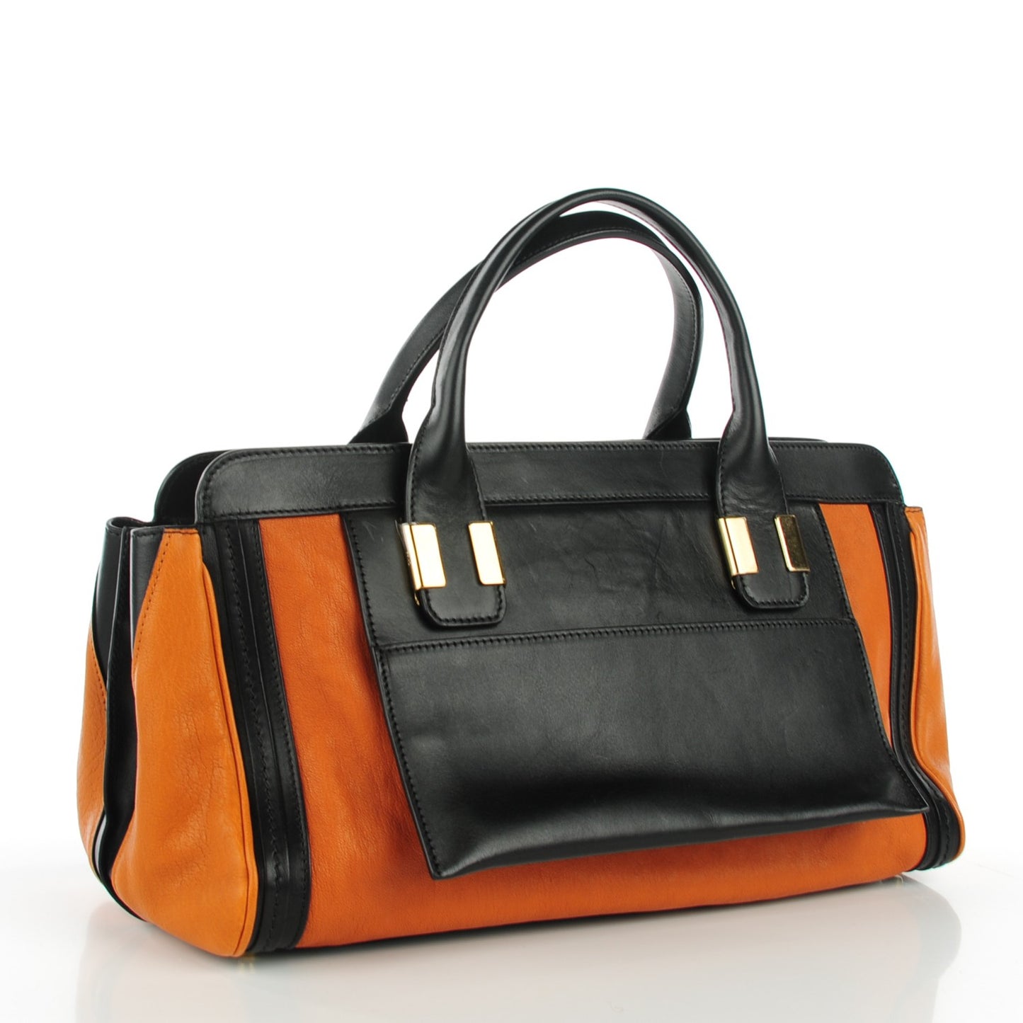 Calfskin Medium Alice Satchel Marron Glace