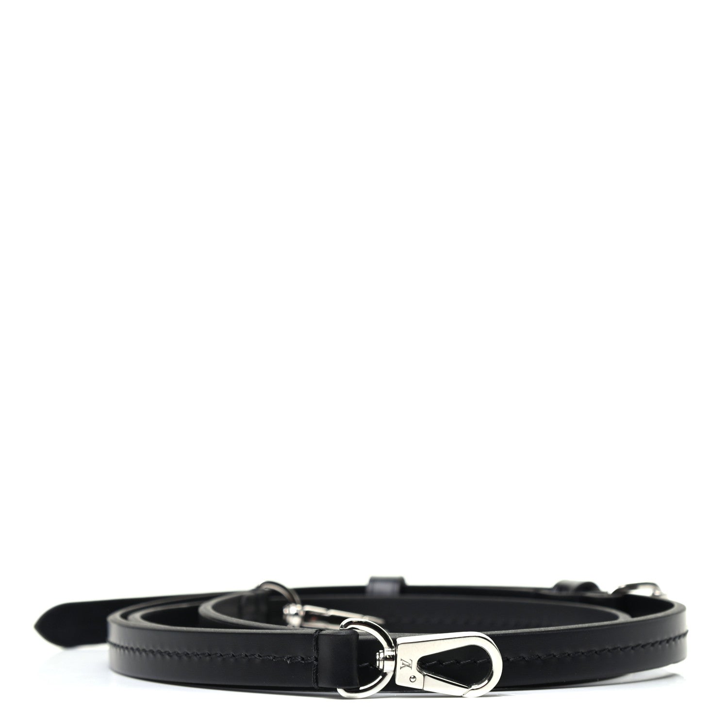 Louis Vuitton Calfskin Adjustable Shoulder Strap Black 1 of 2