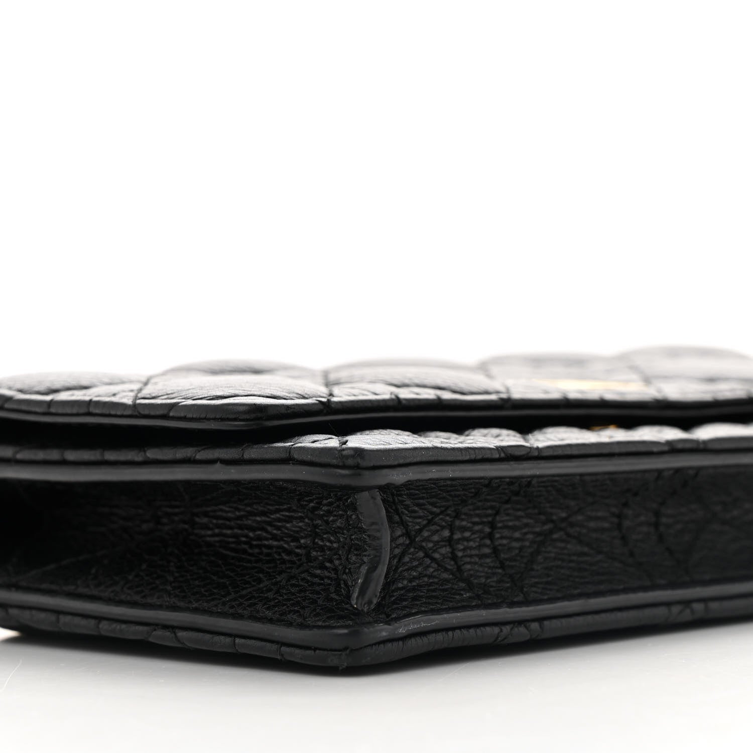 Christian Dior Supple Calfskin Caro Pouch with Chain Black 9 of 14