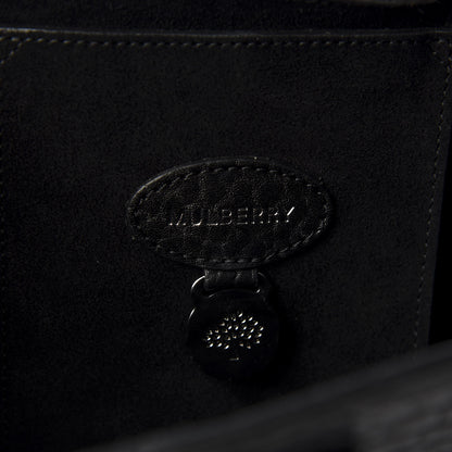 Mulberry Shrunken Calfskin Mini Bayswater Buckle Black 7 of 9
