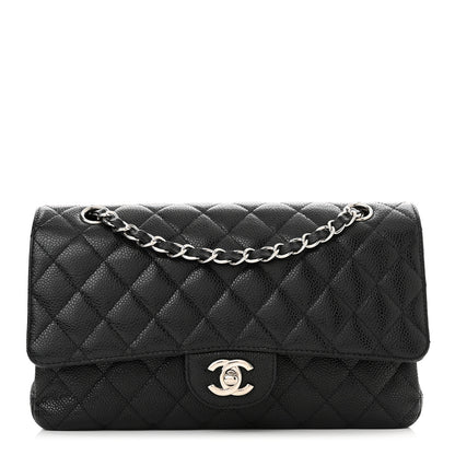 Chanel Caviar Quilted Medium Double Flap Black 1 of 10