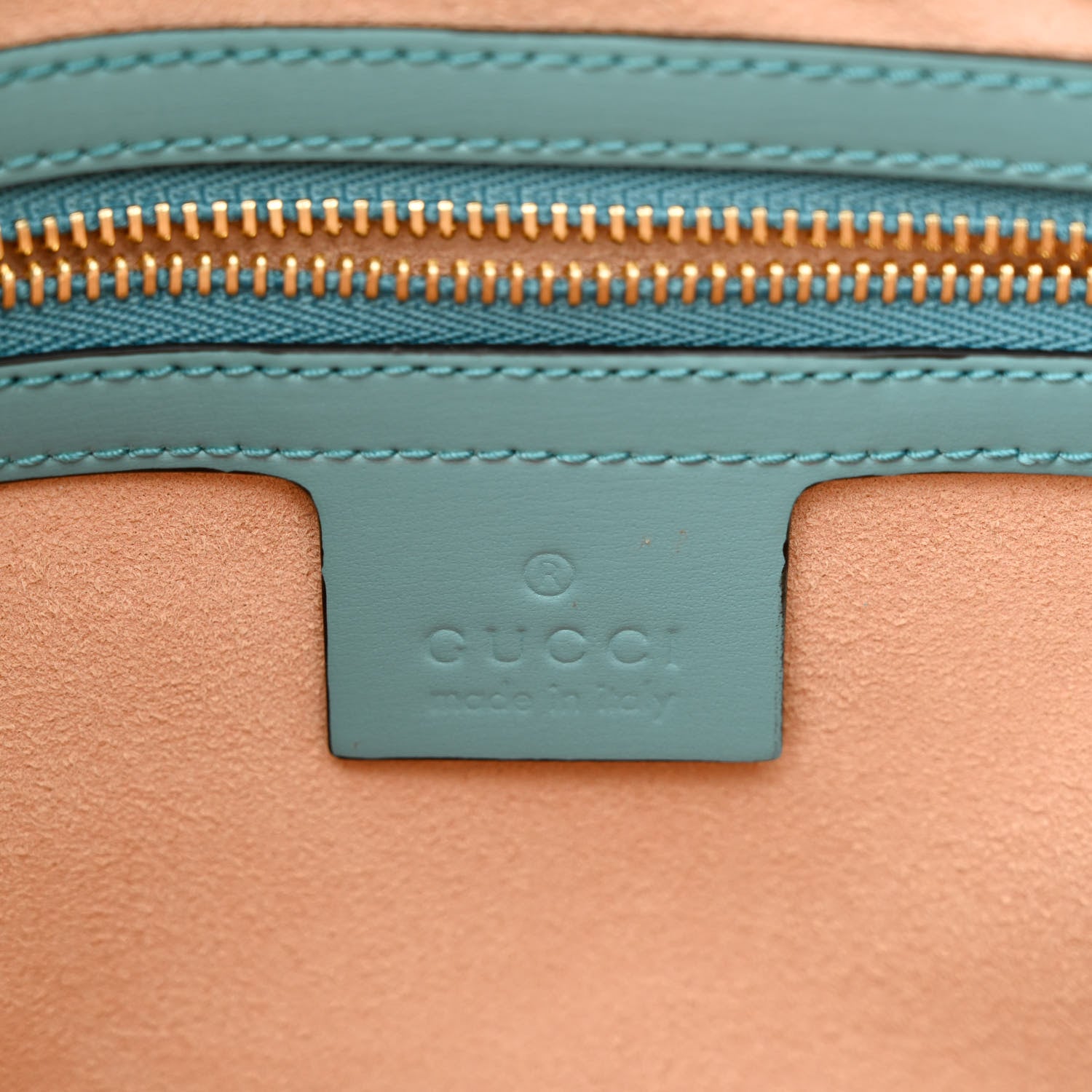 Gucci Boarded Dyana Lux Calfskin Small Jackie 1961 Hobo Dusty Azure 6 of 13
