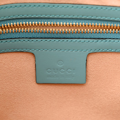Gucci Boarded Dyana Lux Calfskin Small Jackie 1961 Hobo Dusty Azure 6 of 13
