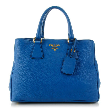 Prada Vitello Daino Tote Cobalto 1 of 8
