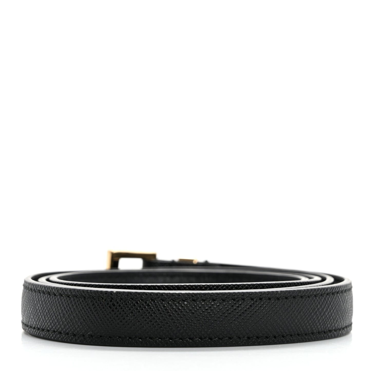 Saffiano Triangle Belt 85 34 Black