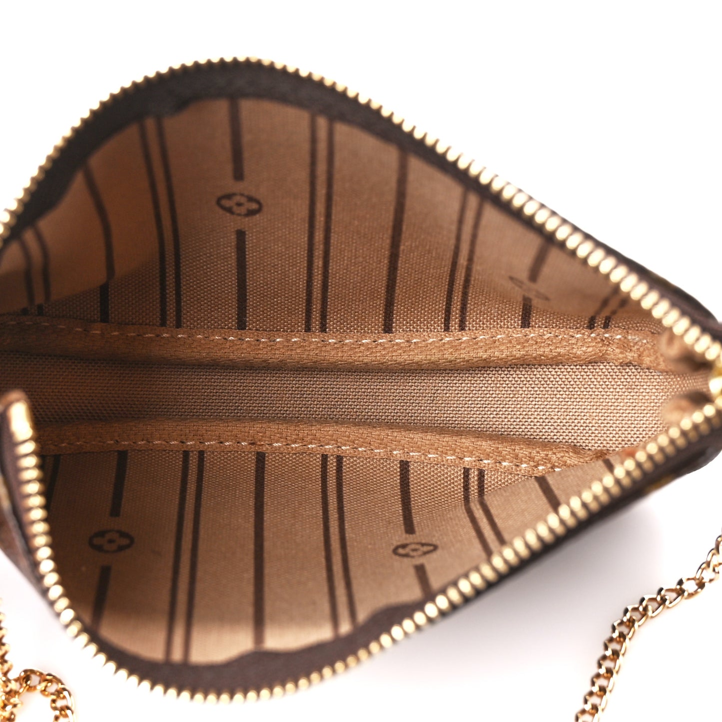Monogram Complice Trunks and Bags Mini Pochette Accessories Beige