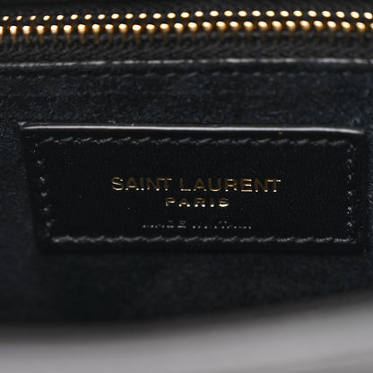 Saint Laurent Patent Le 5 A 7 Hobo Black 6 of 12