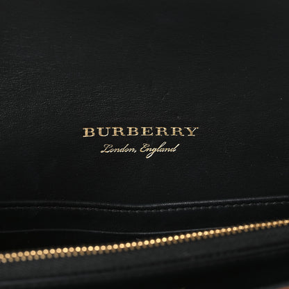 Burberry House Check Bridle Calfskin Small Madison Buckle Bag Tan 6 of 9