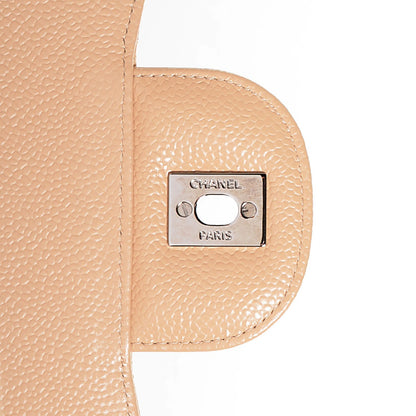 Chanel Caviar Jumbo Double Flap Light Beige 9 of 9