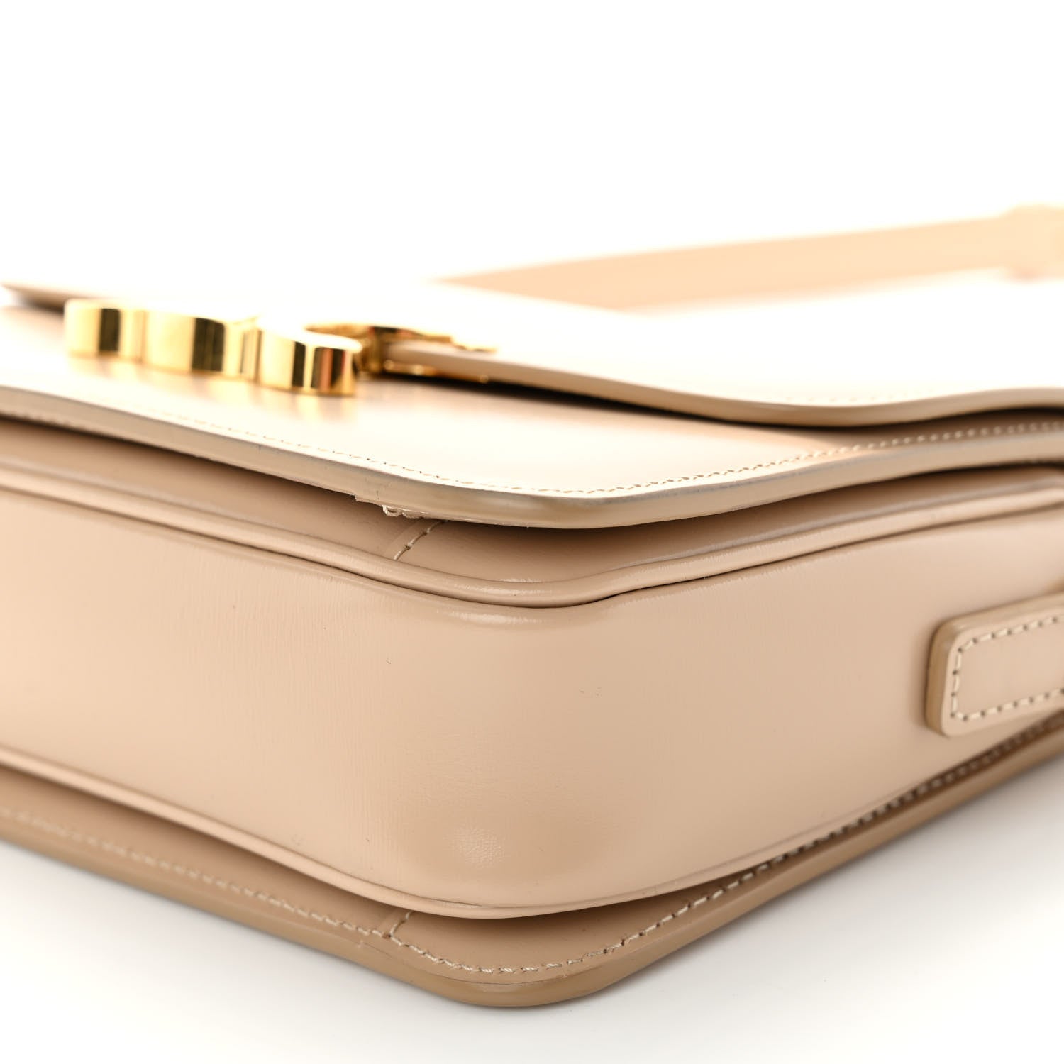 Celine Shiny Calfskin Teen Triomphe Nude 9 of 9