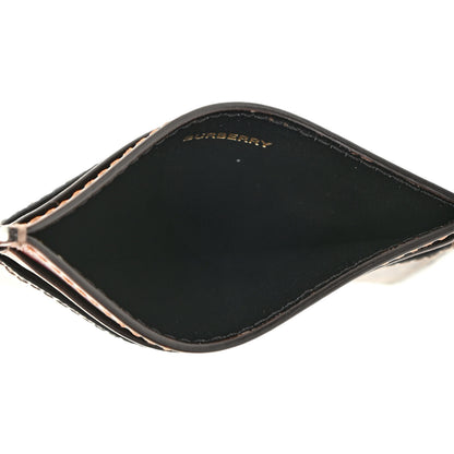 Burberry E-Canvas Monogram Stripe Card Case Bridle Brown 5 of 8