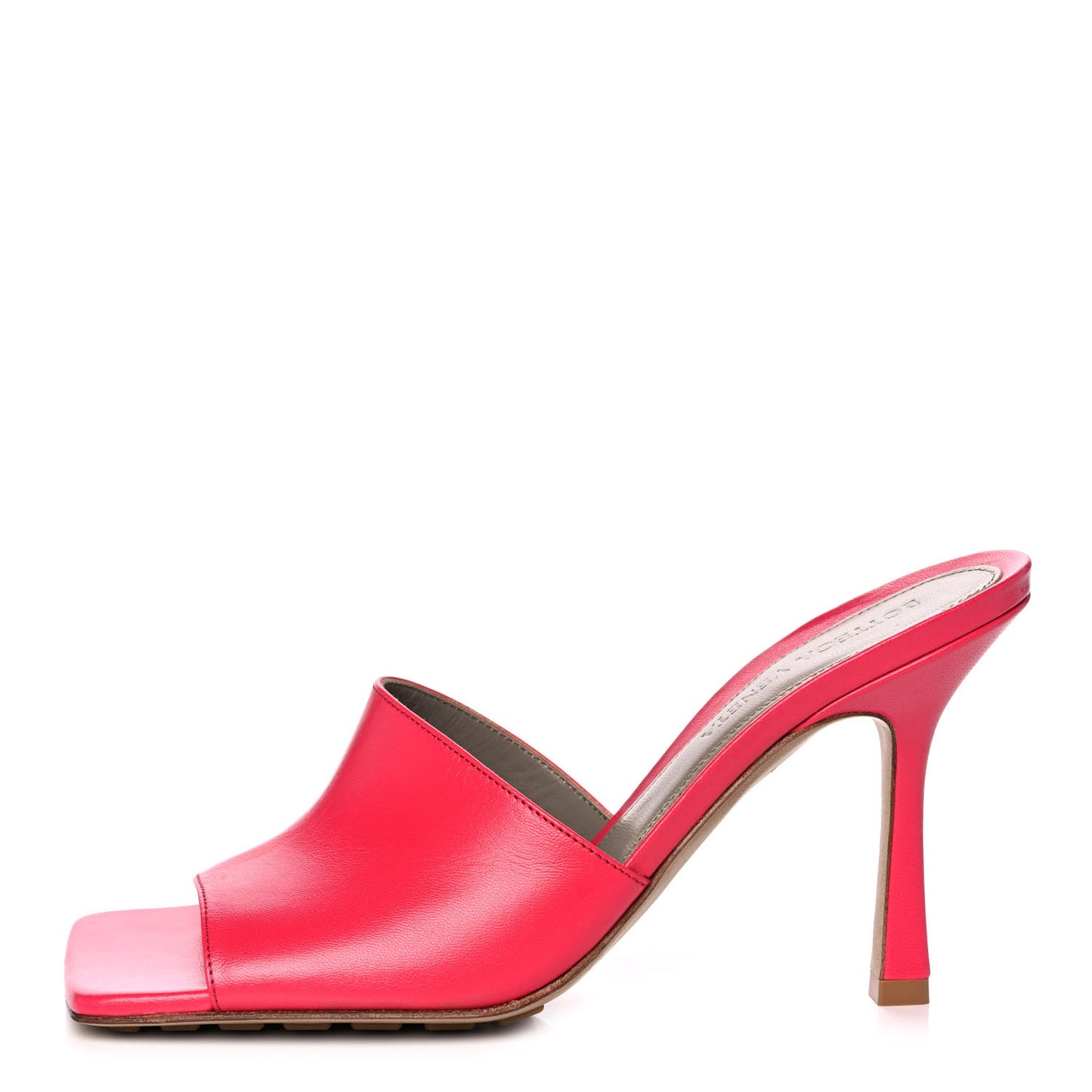 Lambskin Stretch Mule Sandals 37 Lollipop