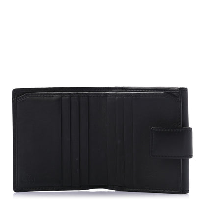 Gucci Calfskin Swarovski Crystal Mini GG Sparkling French Flap Wallet Black 5 of 7