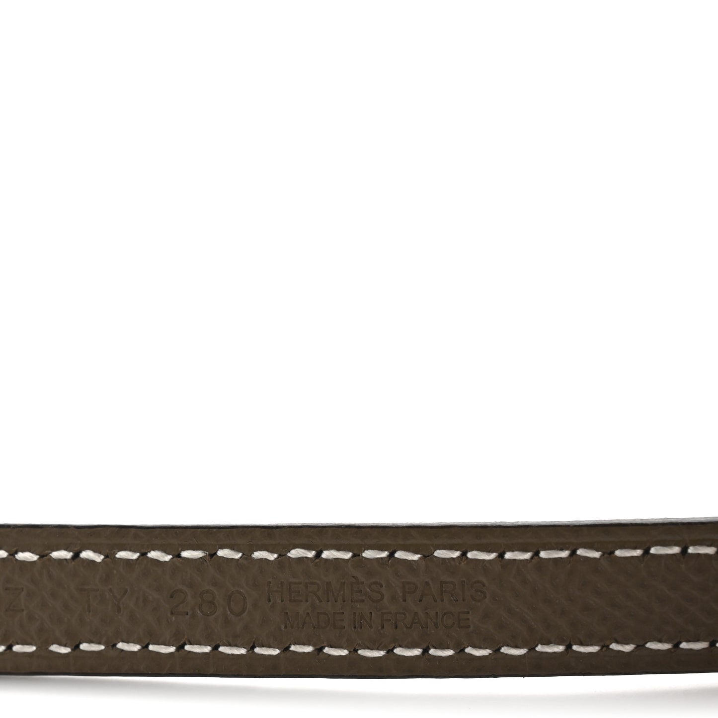 Swift Epsom 13mm Belt Strap 90 36 Black Etoupe