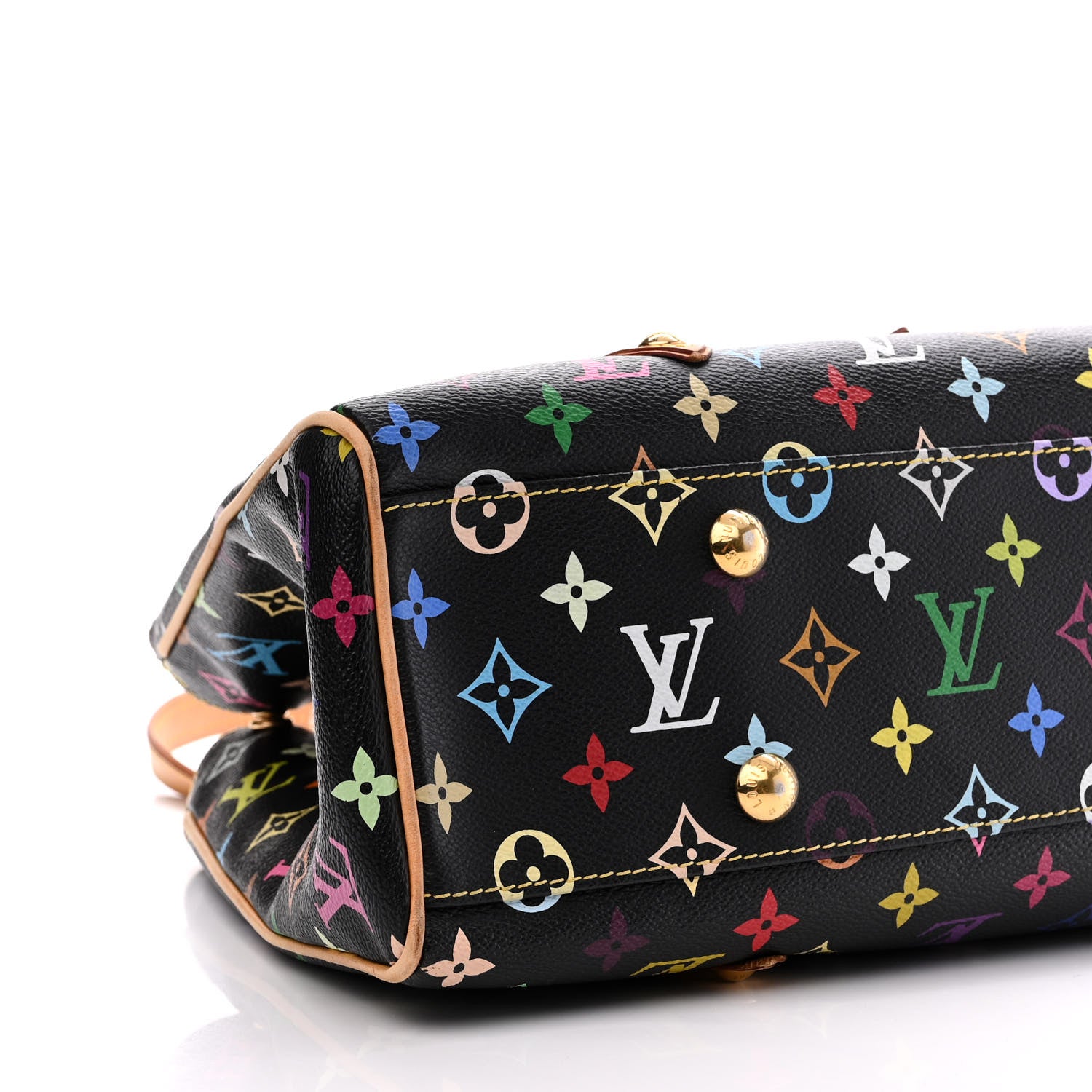 Louis Vuitton Monogram Multicolor Aurelia MM Black 9 of 14