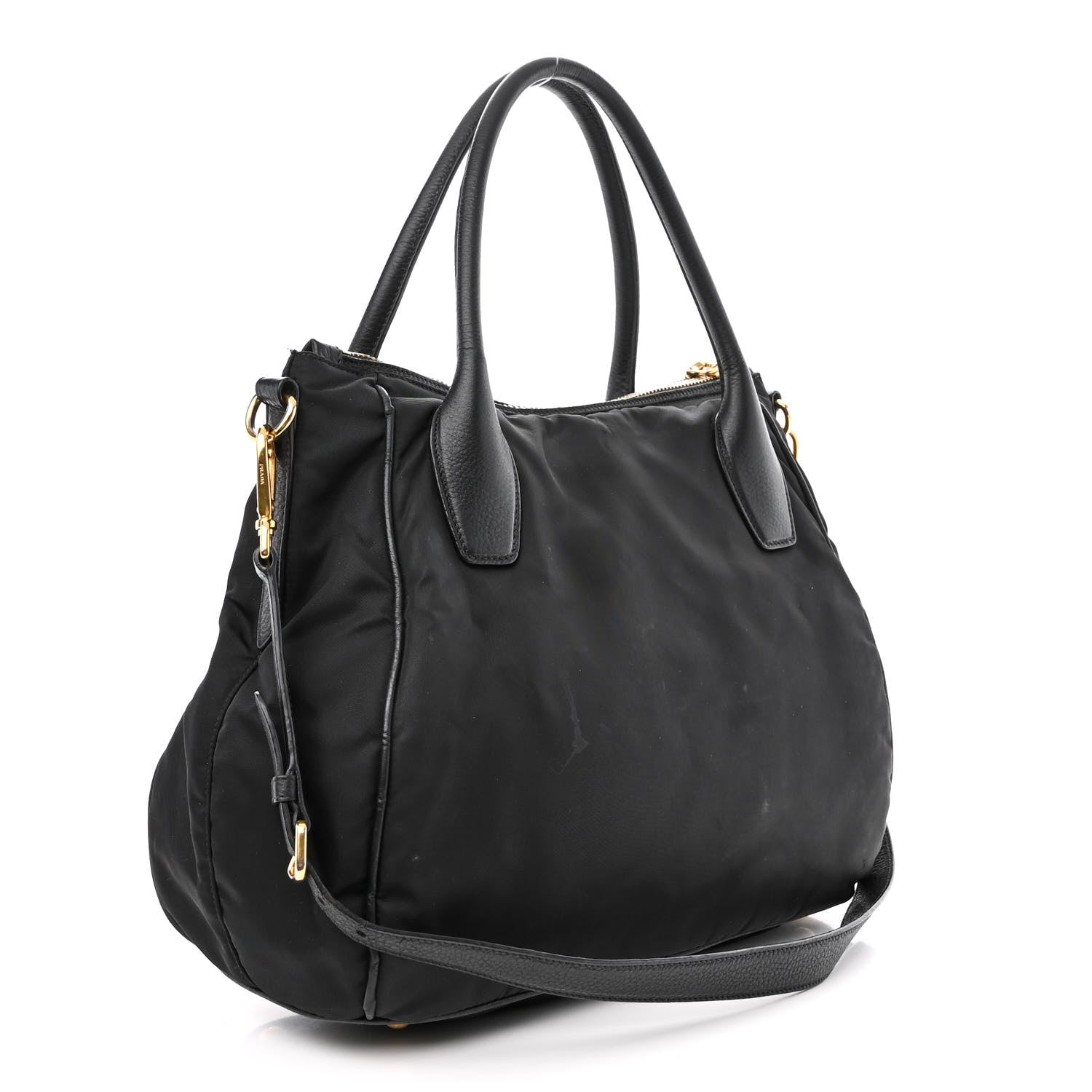 Prada Nylon Hobo Black 3 of 19