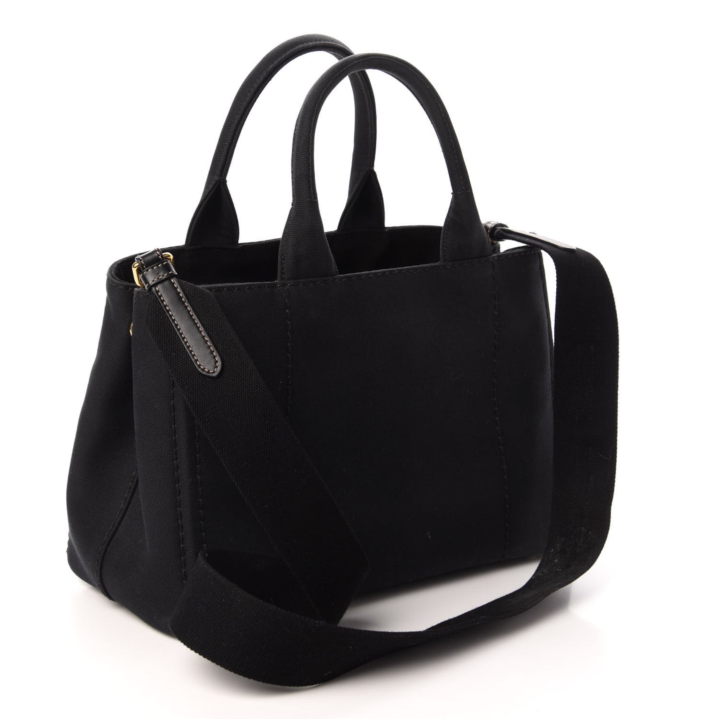 Canapa Small Logo Tote Black
