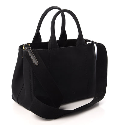 Prada Canapa Small Logo Tote Black 3 of 9