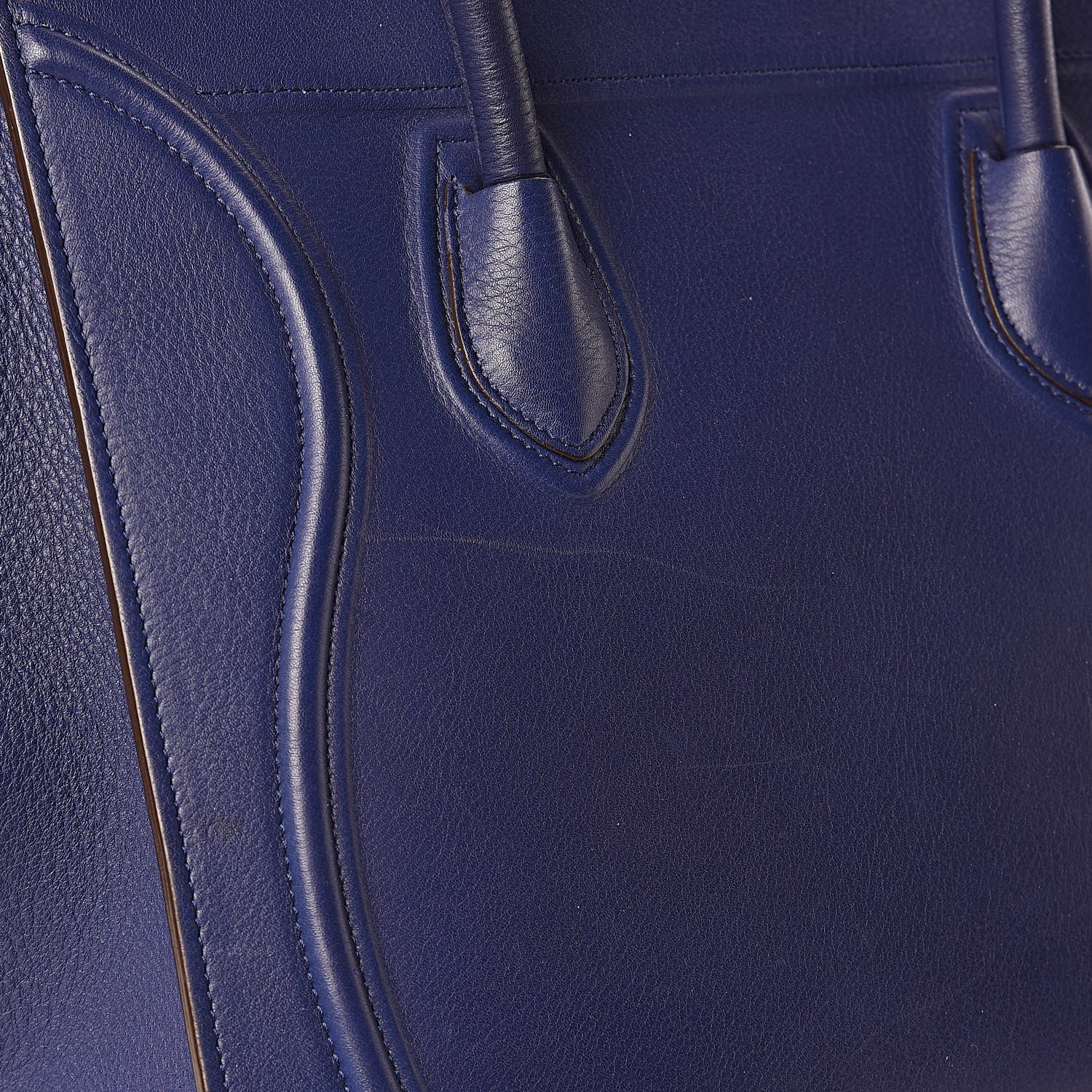 Celine Supple Calfskin Medium Phantom Luggage Indigo 10 of 12