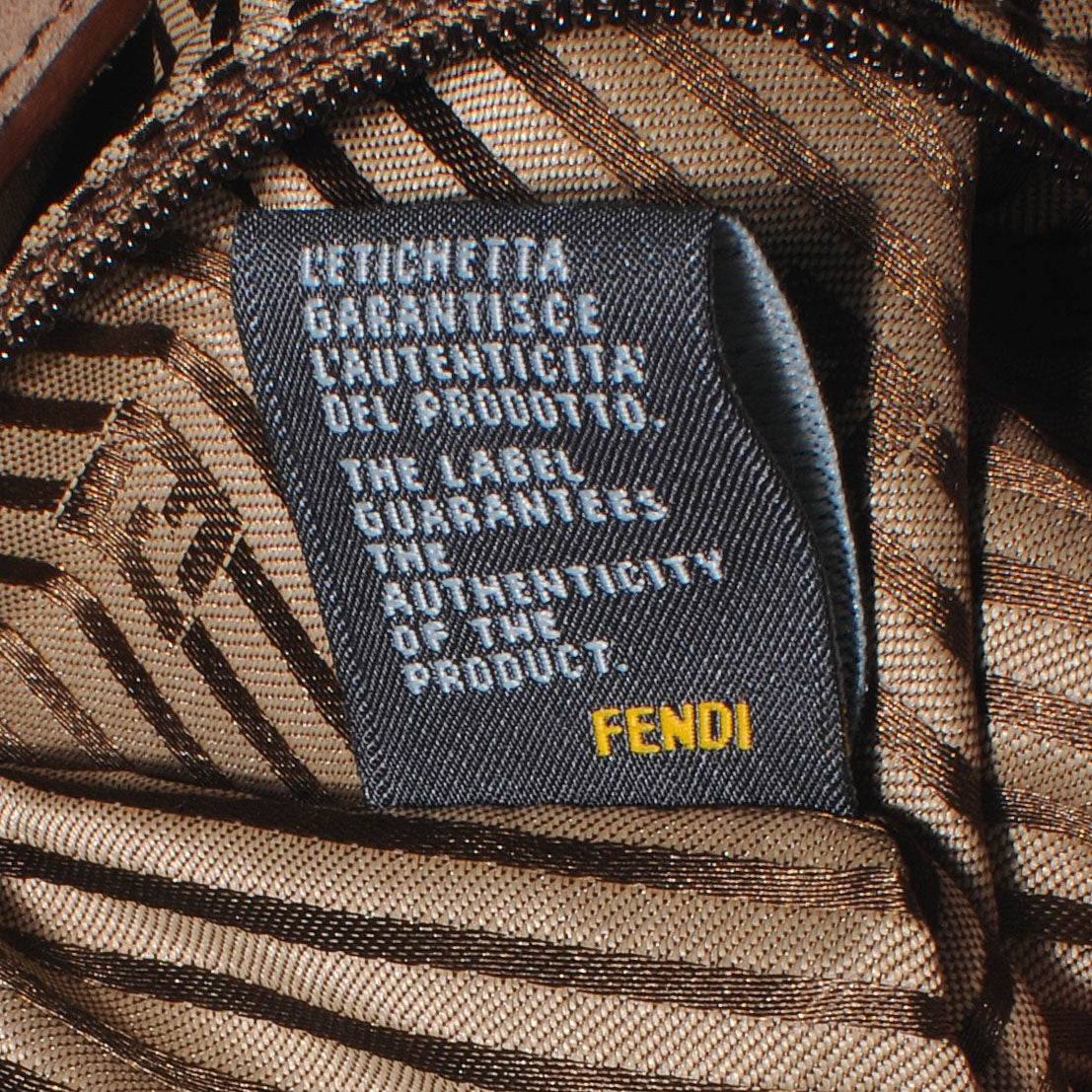 Fendi Vitello Dolce Marmol Anna Shoulder Bag 9 of 9