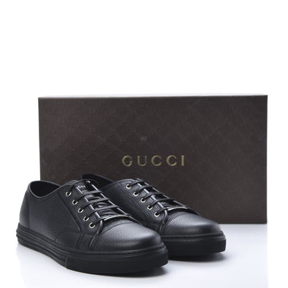Gucci Nappa Mens Low Top Sneakers 9 Black 9 of 9