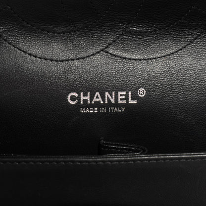 Chanel Lambskin Quilted Jumbo Double Flap So Black 7 of 10