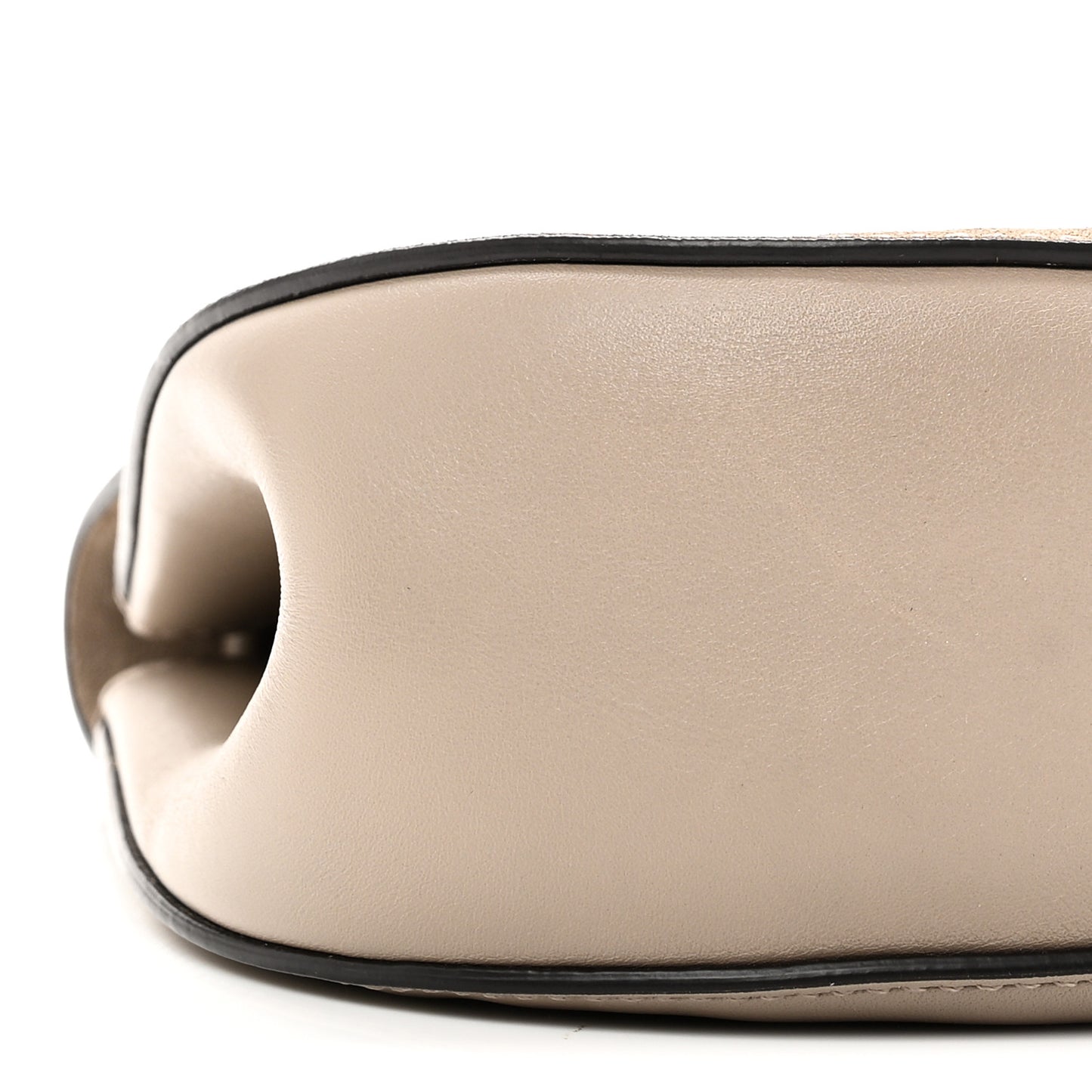 Suede Smooth Calfskin Drew Shoulder Bag Motty Grey