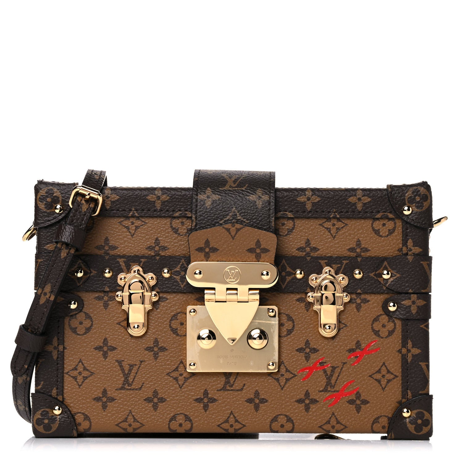 Louis Vuitton Reverse Monogram Petite Malle 1 of 12