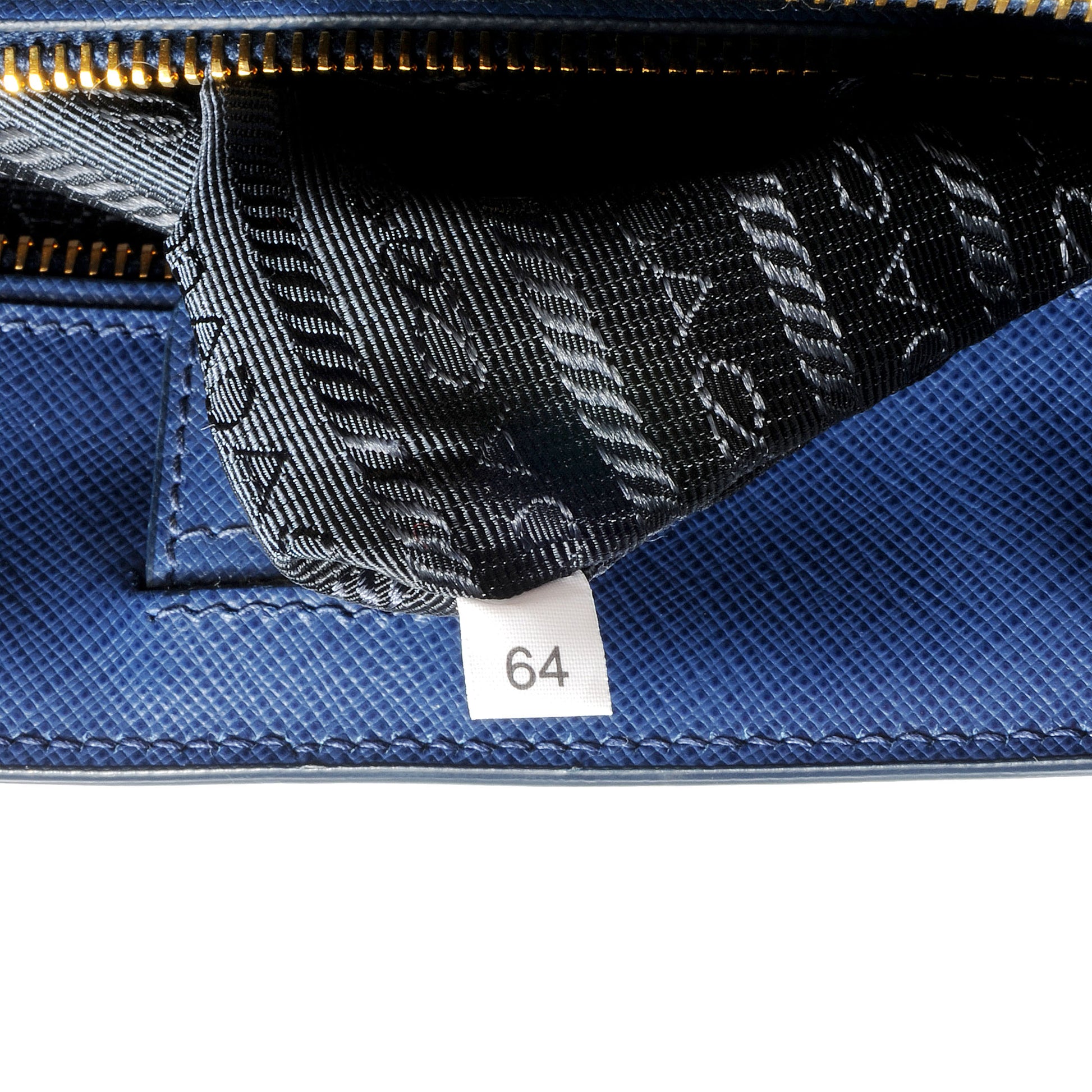Prada Saffiano Lux Medium Tote Bluette 5 of 9