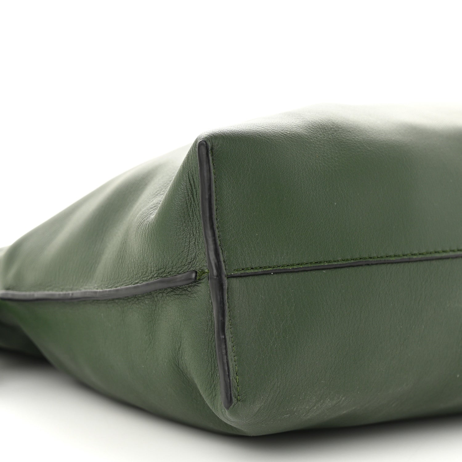 Loewe Calfskin Mini Flamenco Knot Clutch Vintage Khaki 9 of 10