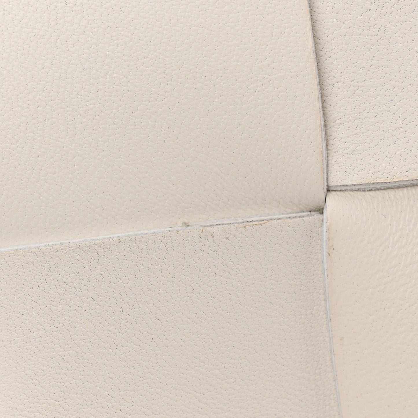Lambskin Maxi Intrecciato Cassette Crossbody Bag White