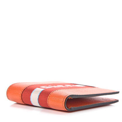 Gucci Calfskin Jacquard Stripe Wallet Orange 4 of 8