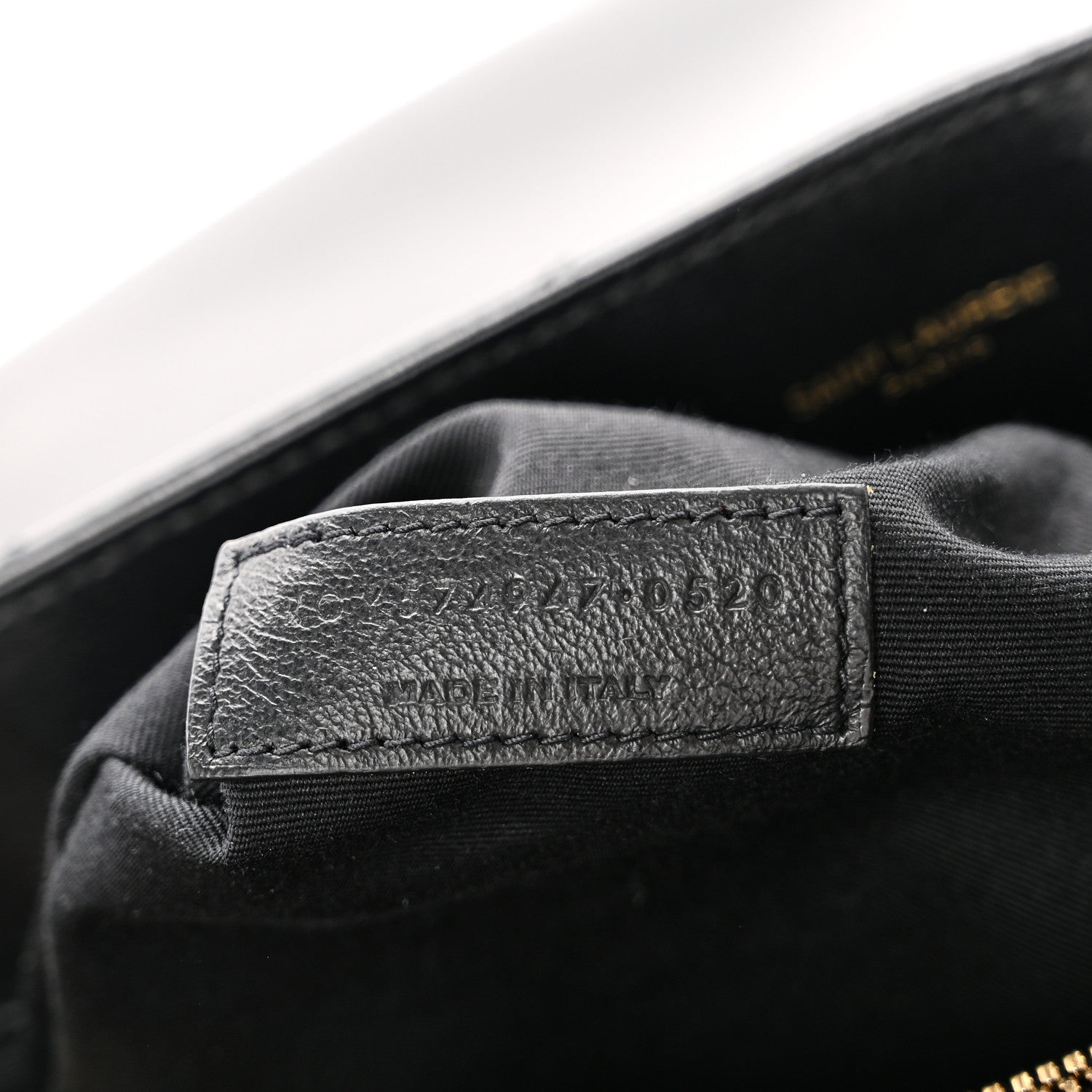 Saint Laurent Calfskin Y Quilted Monogram Large Loulou Chain Satchel Black 7 of 10