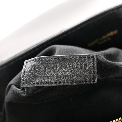 Saint Laurent Calfskin Y Quilted Monogram Large Loulou Chain Satchel Black 7 of 10