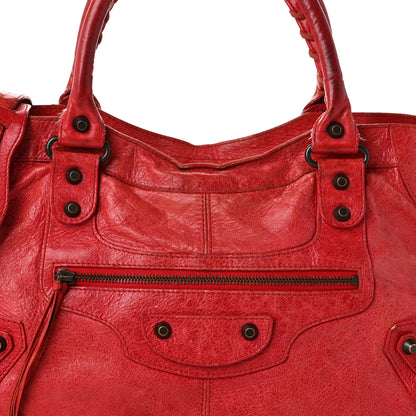 Balenciaga Agneau Classic Hardware Part Time Rouge Coquelicot 8 of 11