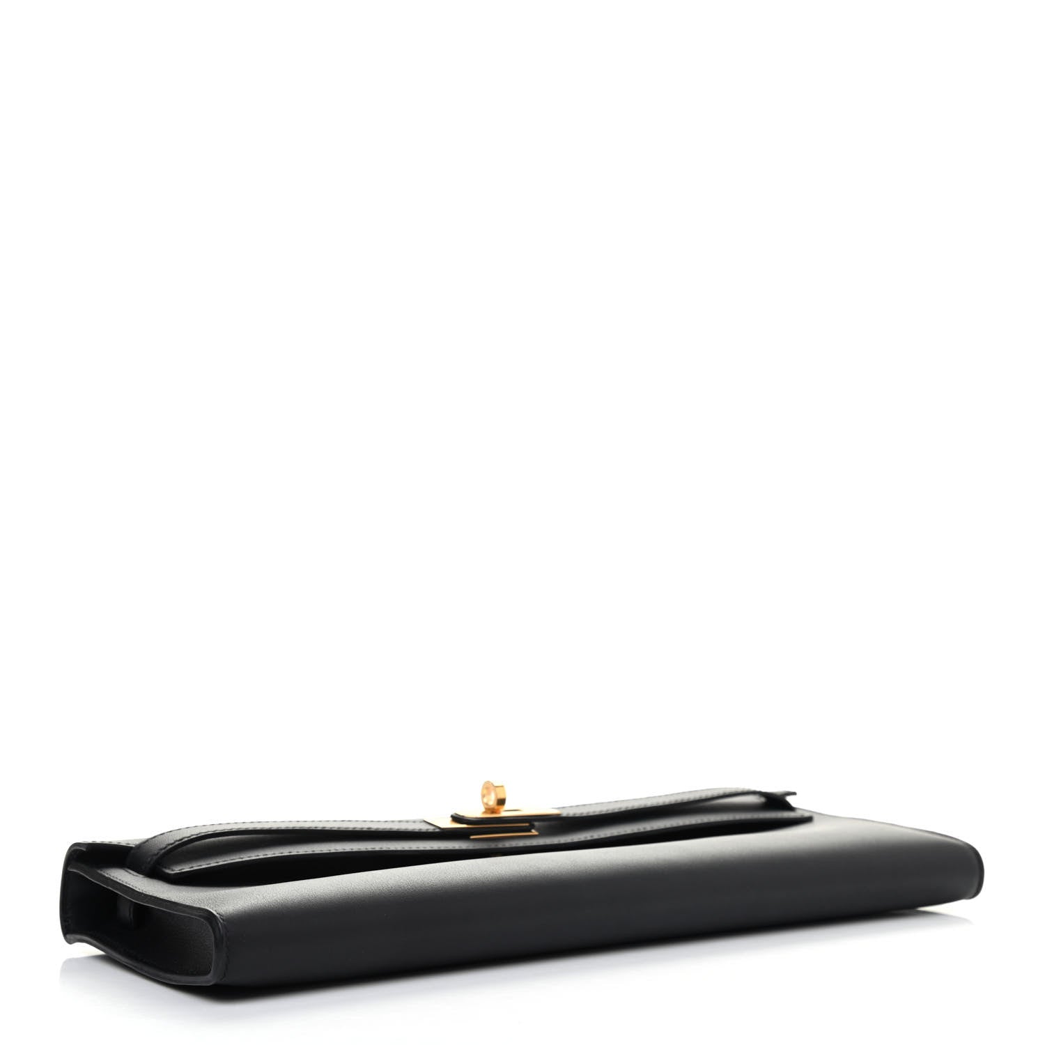 Hermes Swift Kelly Cut Clutch Pochette Black 3 of 4