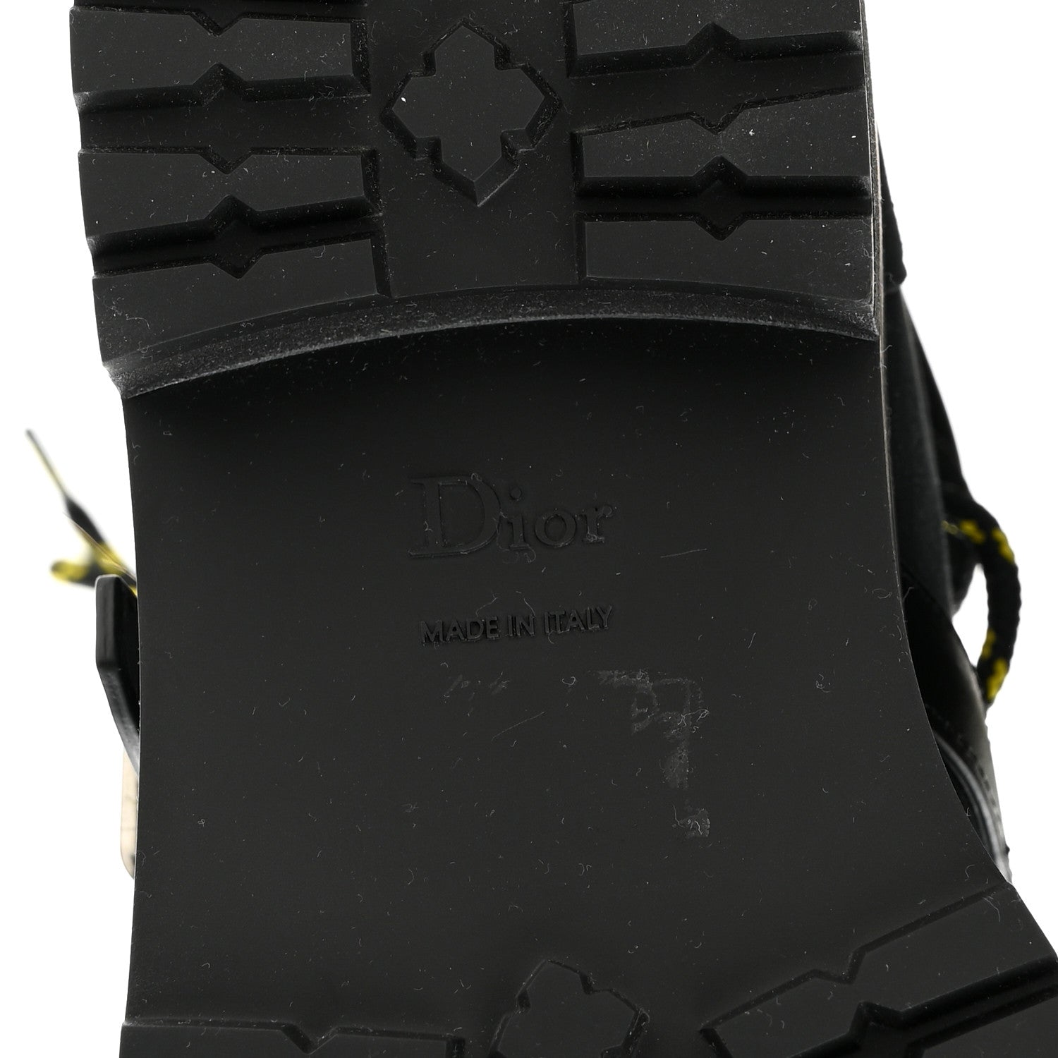 Christian Dior Technical Fabric Dioranger Lace Up High Boots 39.5 Black 6 of 8