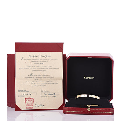 Cartier 18K Yellow Gold LOVE Bracelet 17 7 of 7