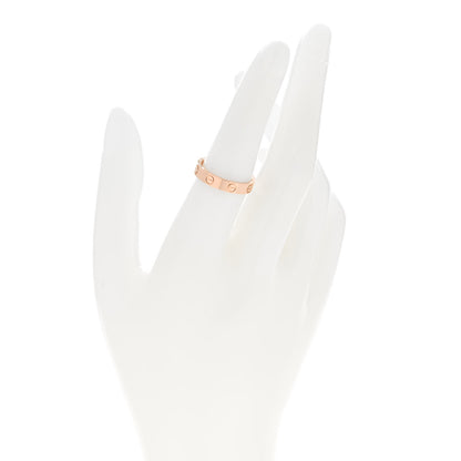 Cartier 18K Pink Gold 3.5mm LOVE Wedding Band Ring 53 6.5 2 of 5