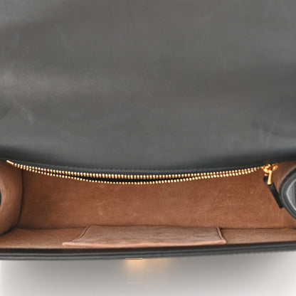 Gucci Calfskin Small Sylvie Shoulder Bag Black 5 of 10
