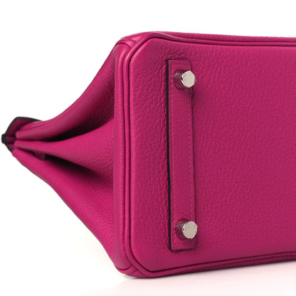 Hermes Togo Birkin 25 Rose Pourpre 8 of 9