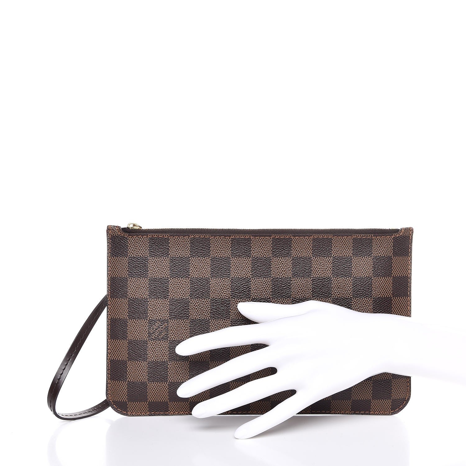 Louis Vuitton Damier Ebene Neverfull MM GM Pochette 2 of 7