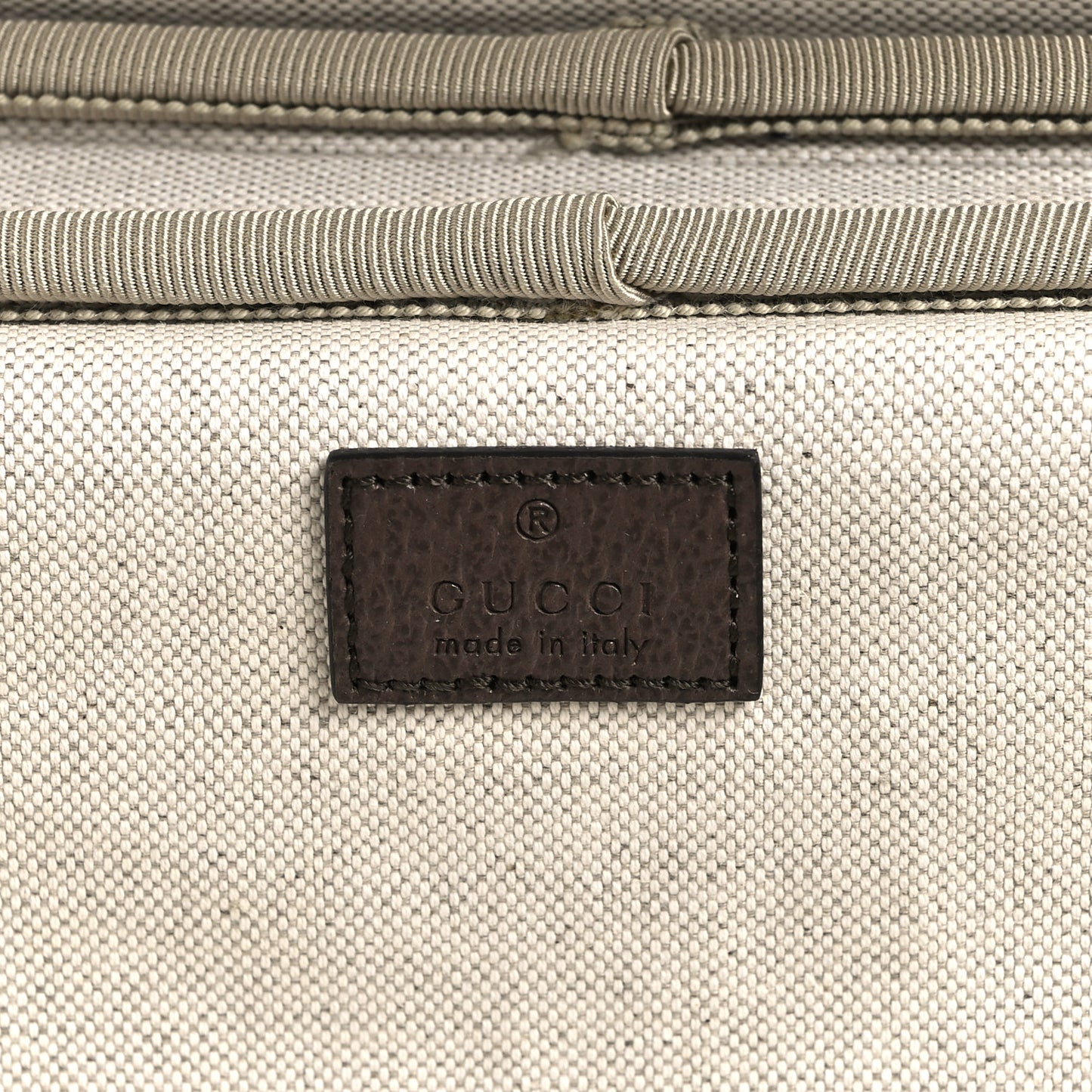 GG Supreme Monogram Web Medium Savoy Trolley Beige Ebony