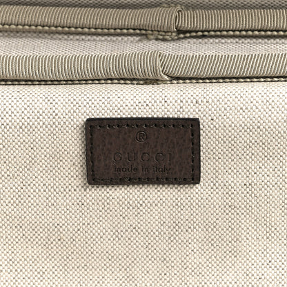 Gucci GG Supreme Monogram Web Medium Savoy Trolley Beige Ebony 5 of 13